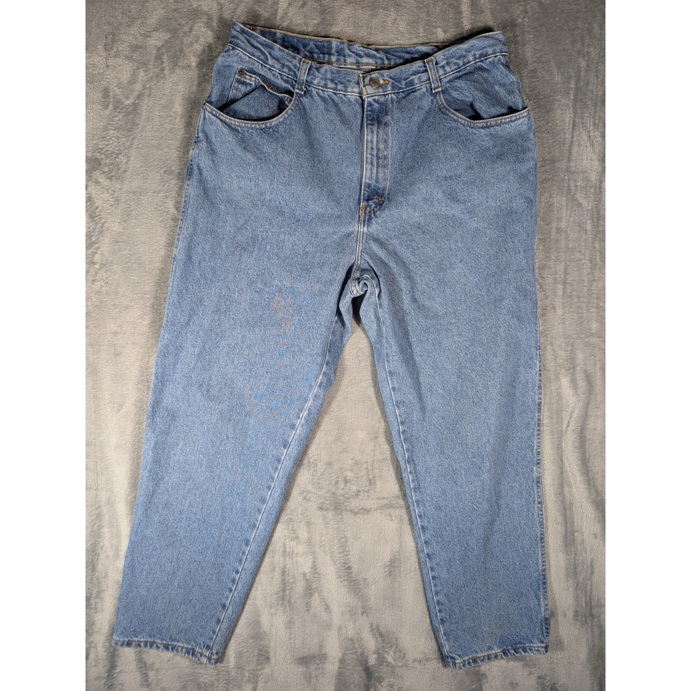 Gitano Vintage Women‎ 16 Short Blue Medium Wash High Waisted Mom Denim Jeans